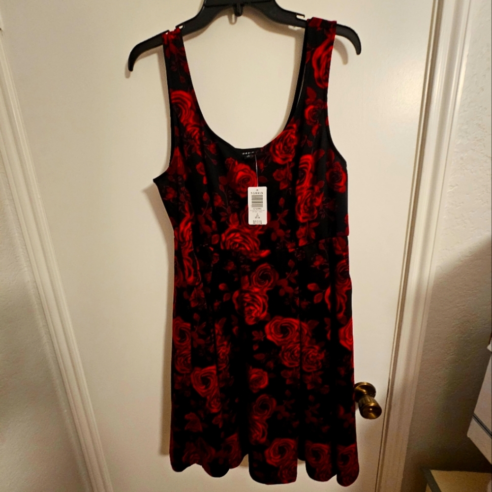 Torrid Rose Print Dress 2